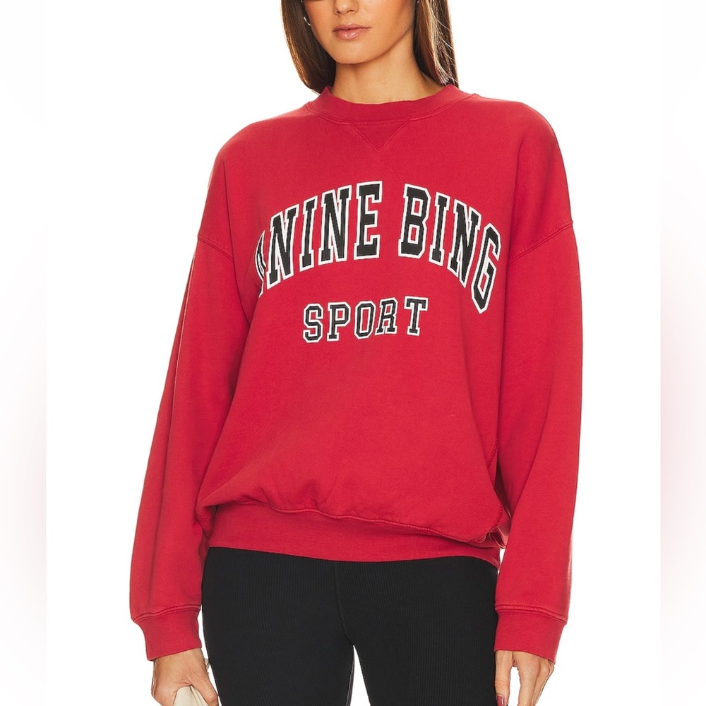 Anine Bing Red Sweatshirt